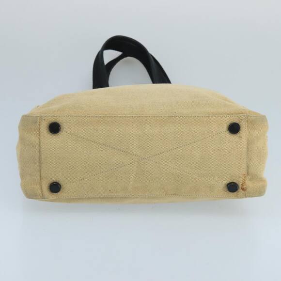 PRADA Tote Bag Canvas Beige - Picture 9 of 9